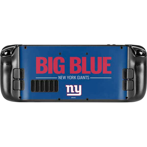 NFL New York Giants Team Motto Steam Deck Handheld Gaming Computer Skin